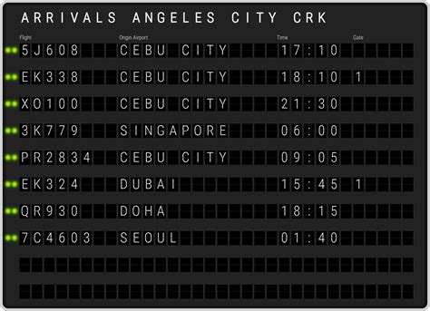 clark to cebu flight schedule|$92 Cheap Flights from Angeles City (CRK) to Cebu (CEB) .